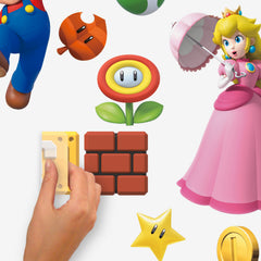 Super Mario Brothers Wall Decals - how to peel