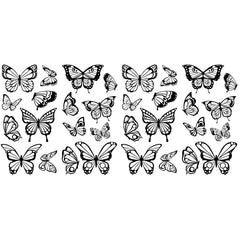 Color Your Own Butterflies Wall Decals by WallPops
