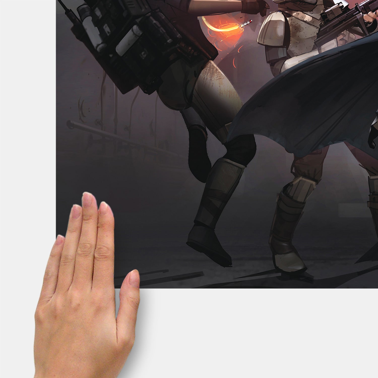 The Mandalorian Wall Decals - how to stick