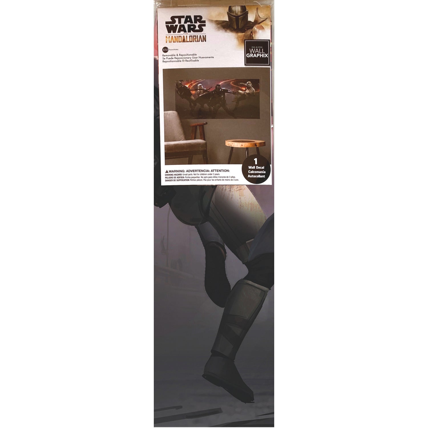 The Mandalorian Wall Decals - packaging