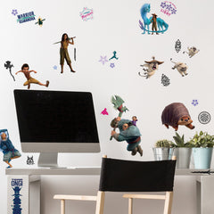 Raya & The Last Dragon Wall Decals in a room setting