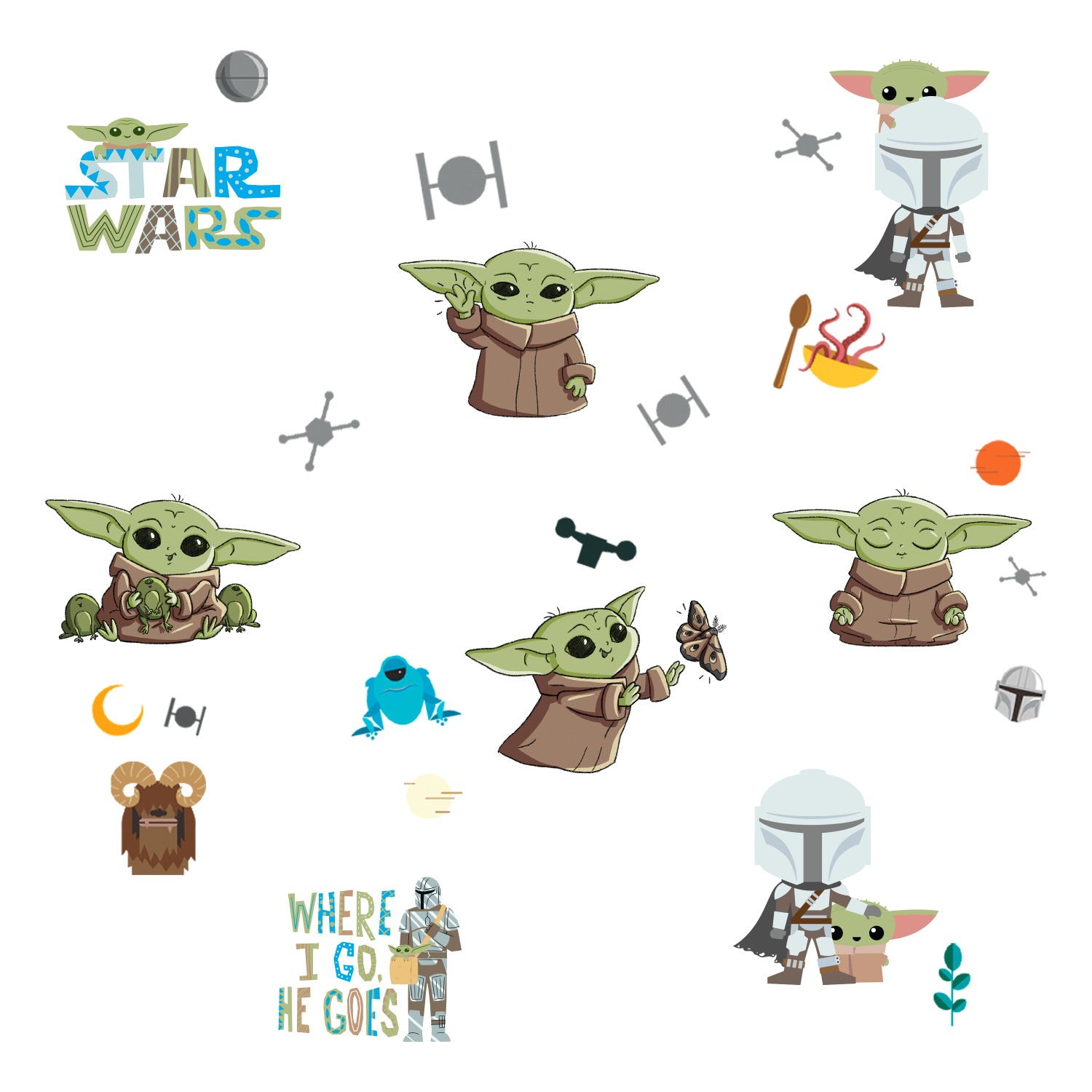 The Child Illustrated Wall Decals by WallPops