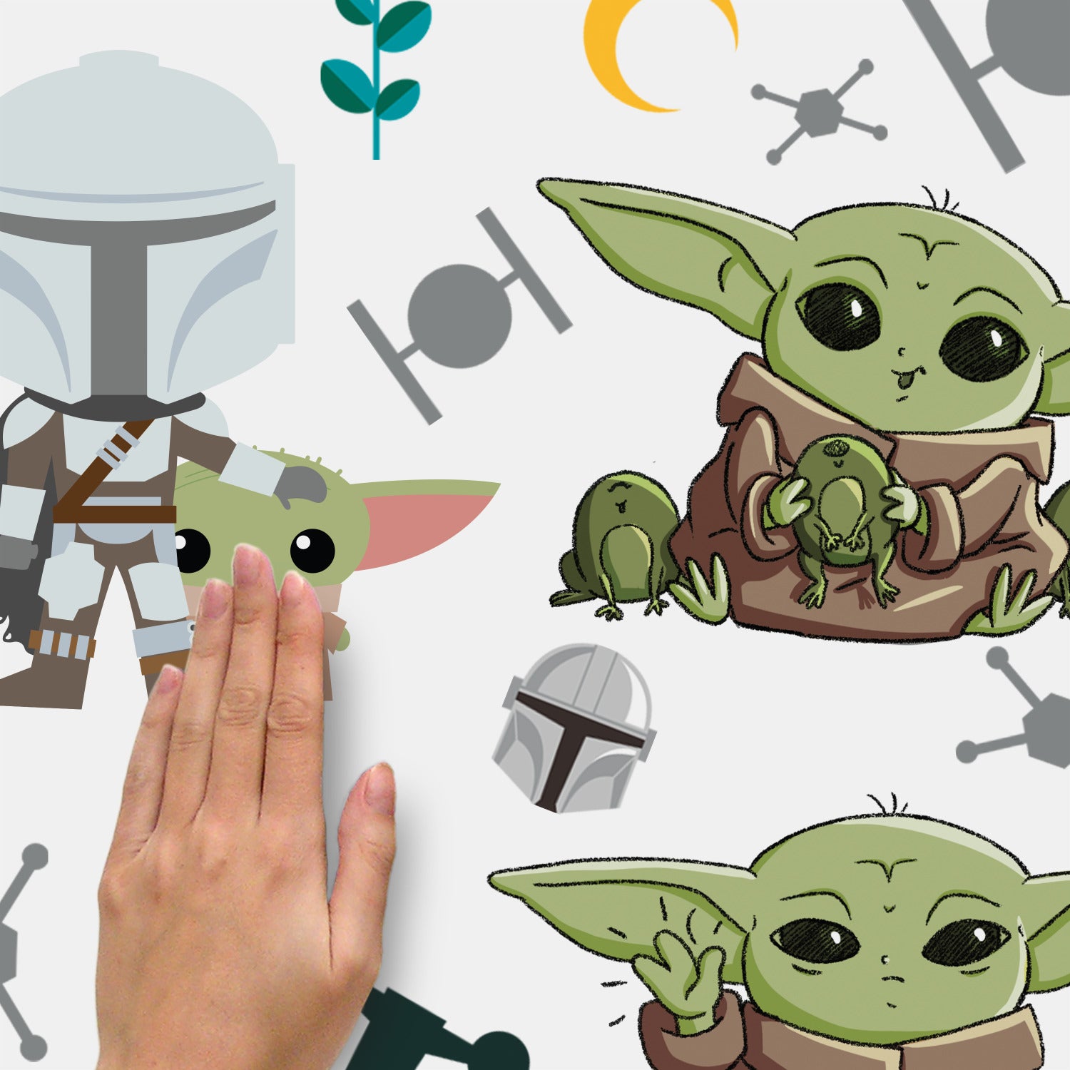 The Child Illustrated Wall Decals - how to peel
