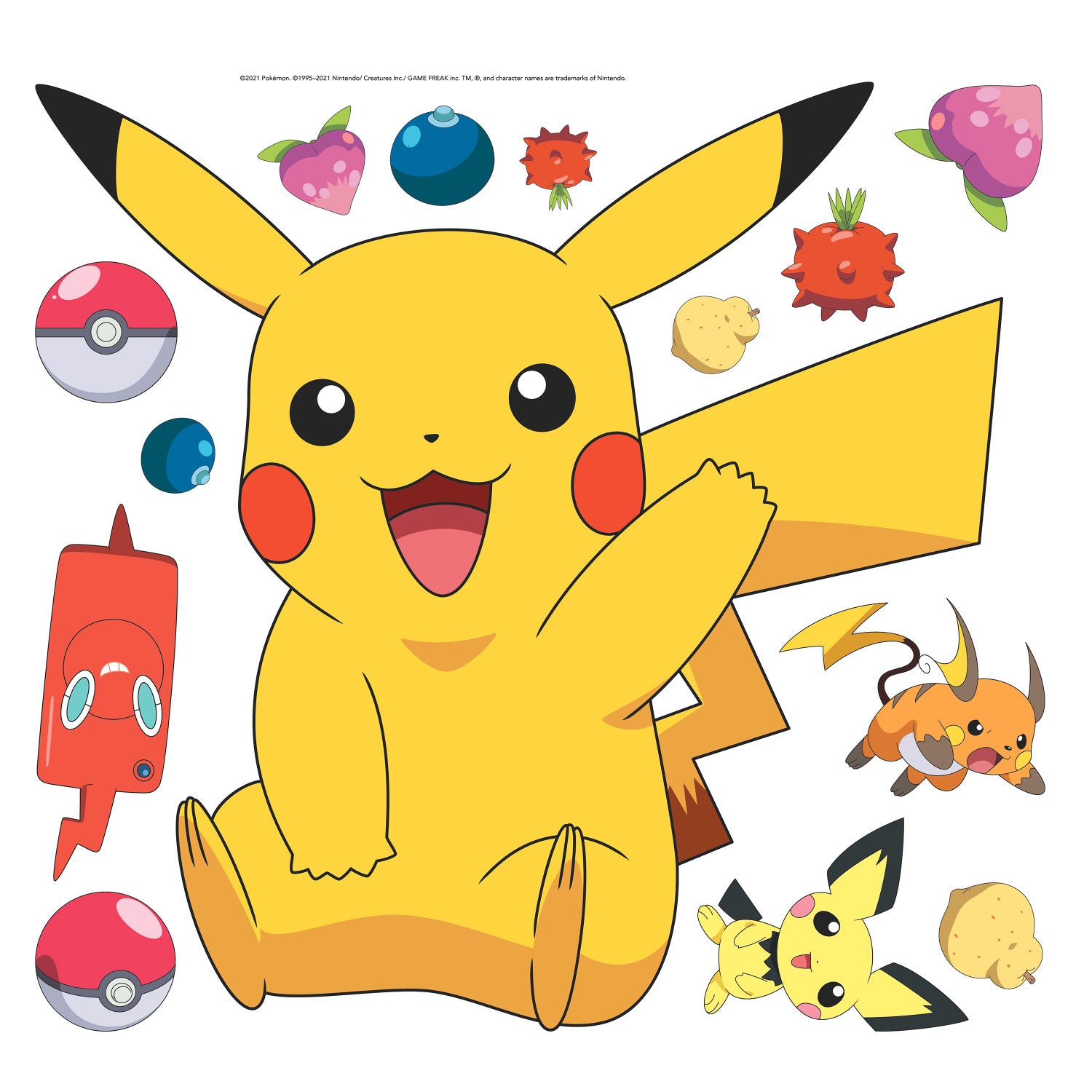 Pikachu Giant Wall Decals by WallPops