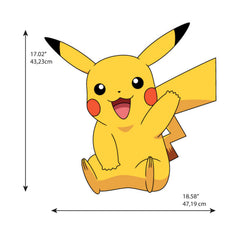 Pikachu Giant Wall Decals - dimensions
