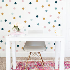 Dot Wall Decals in a room setting