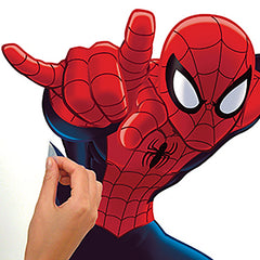 Ultimate SpiderMan Giant Wall Decals - how to peel