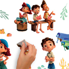 Pixar Luca Wall Decals - peel and stick