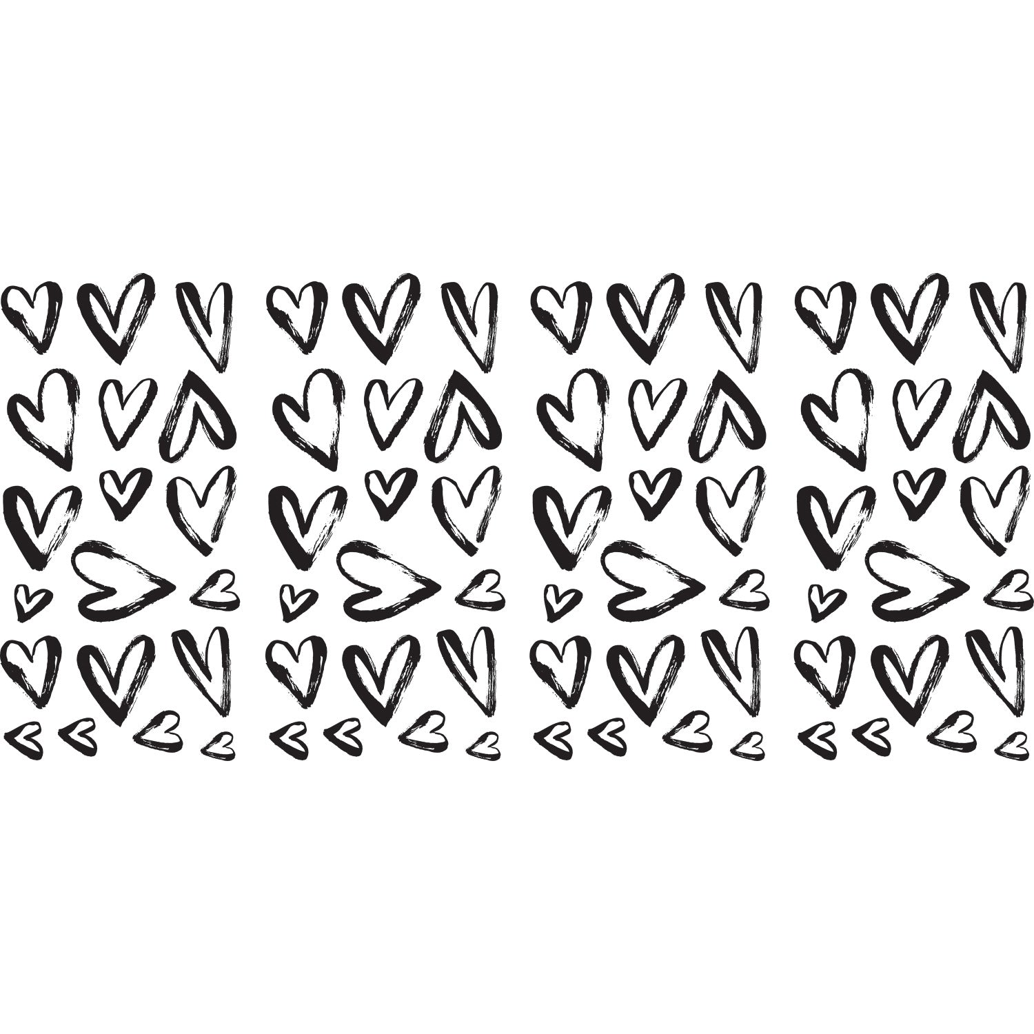 Sketchy Hearts Wall Decals by WallPops