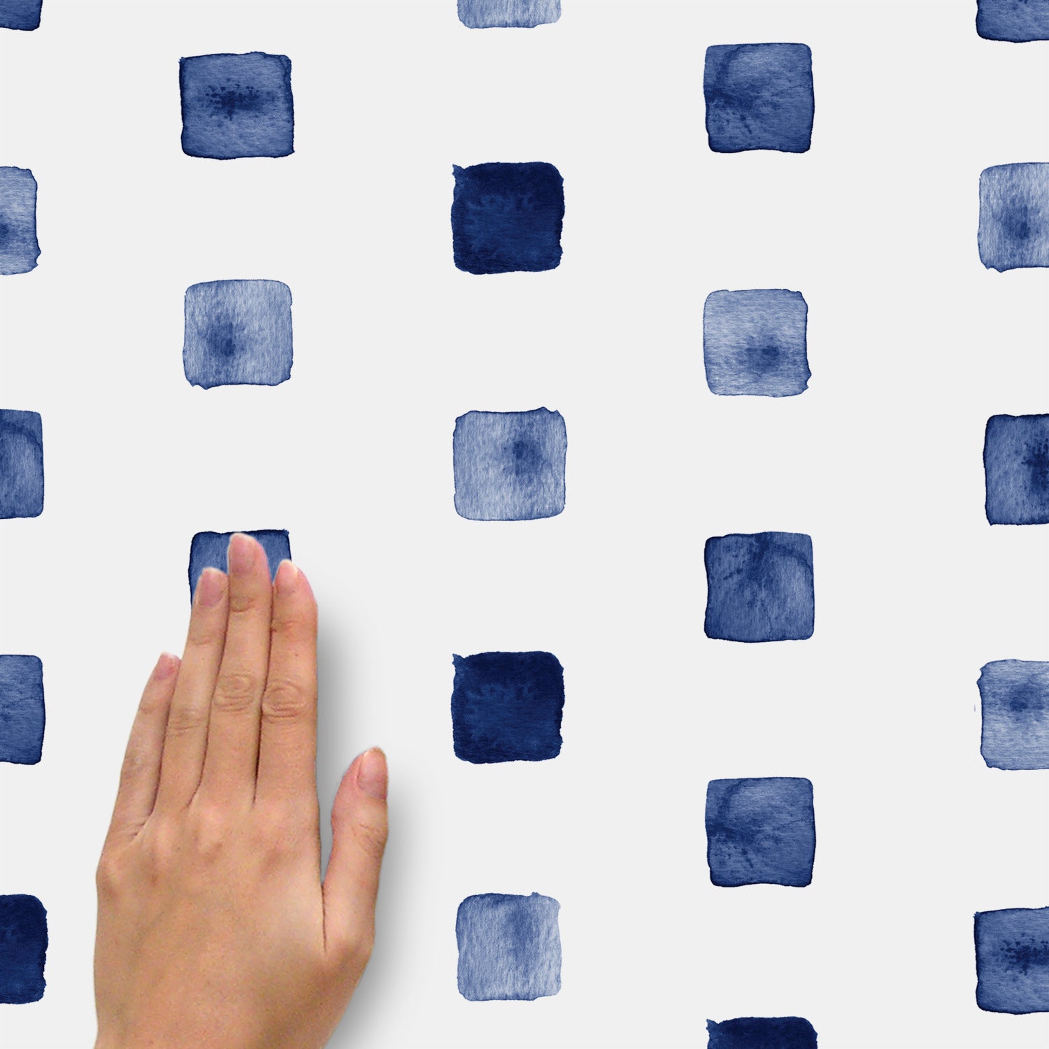Watercolor Blocks Wall Decals - how to stick