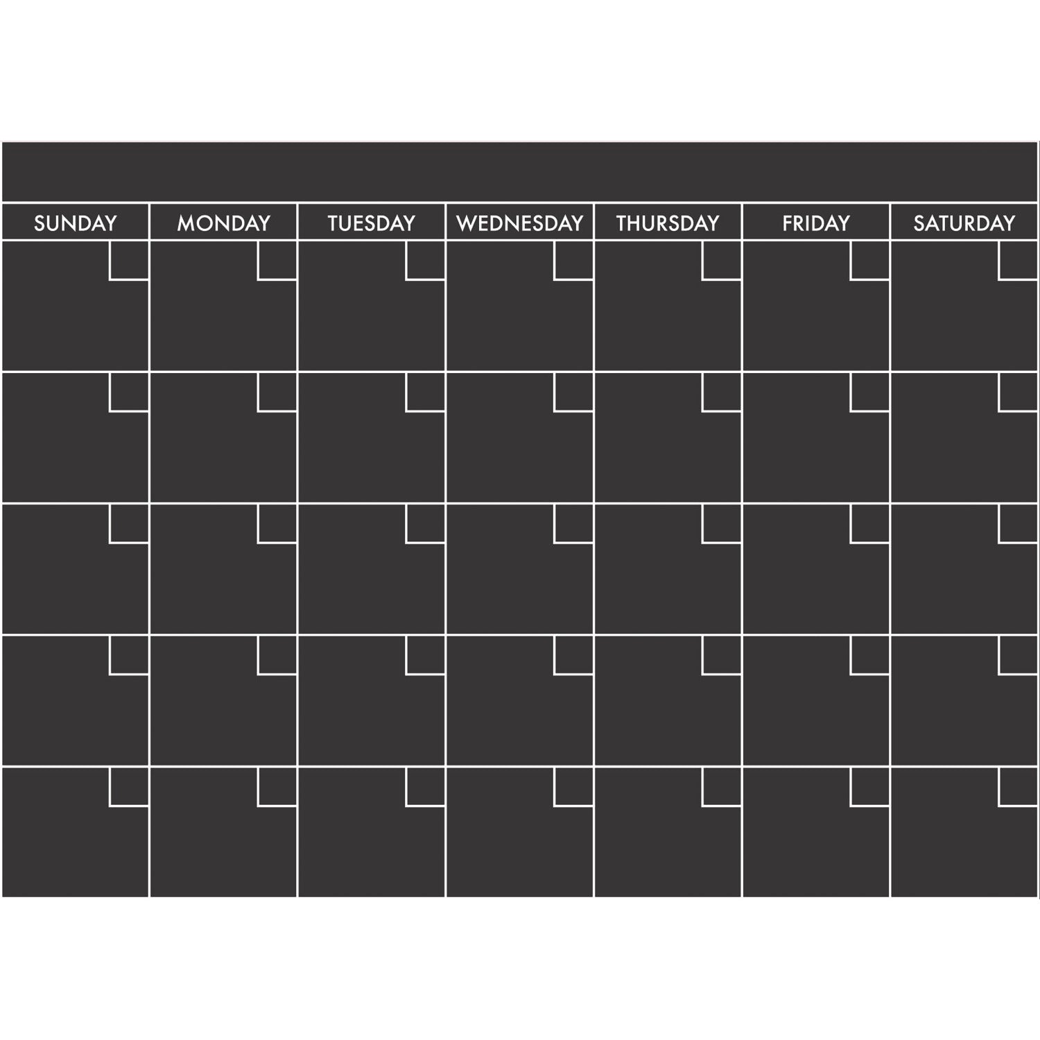 Chalk Calendar Wall Decals by WallPops