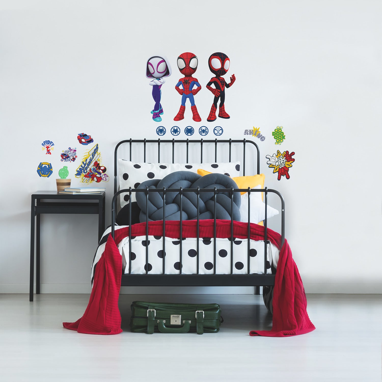 Spidey & His Amazing Friends Wall Decals in a room setting