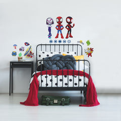 Spidey & His Amazing Friends Wall Decals in a room setting