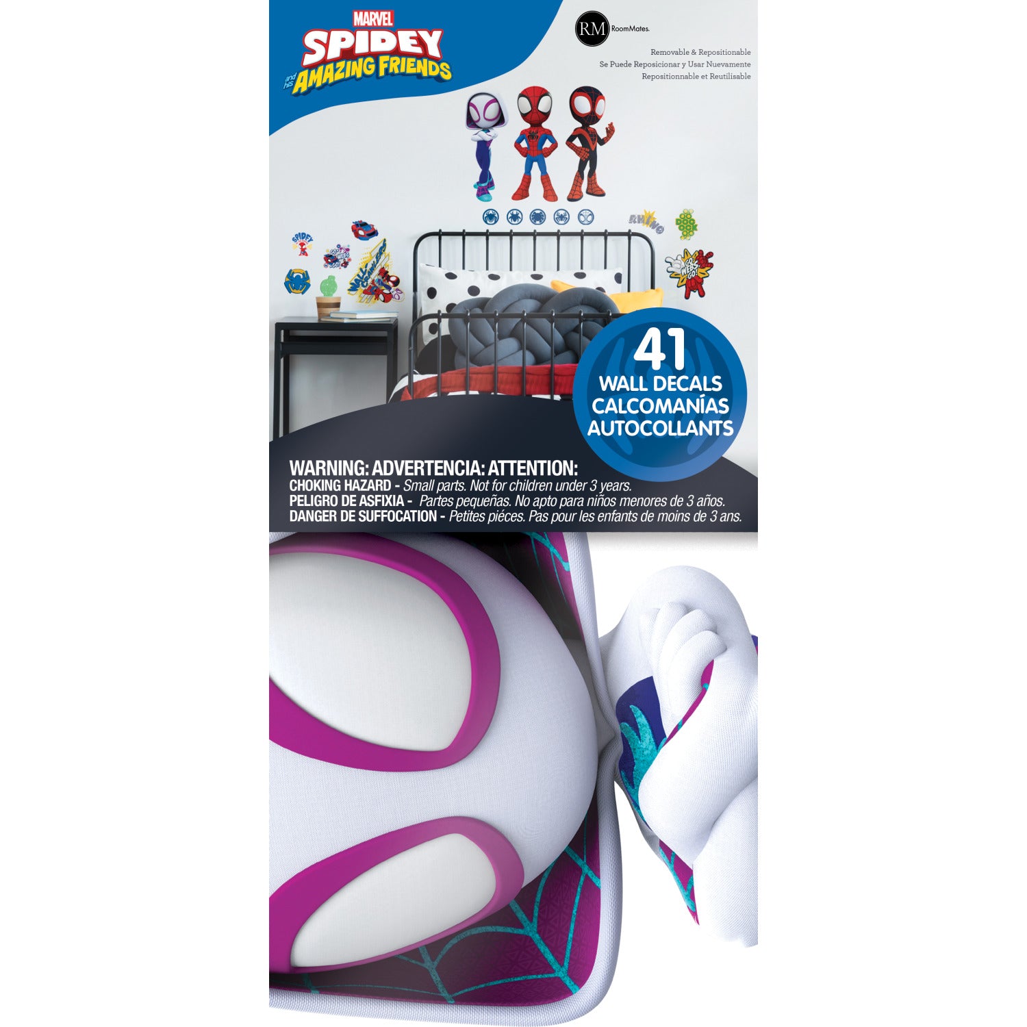 Spidey & His Amazing Friends Wall Decals - packaging