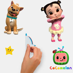 Cocomelon Wall Decals - how to peel