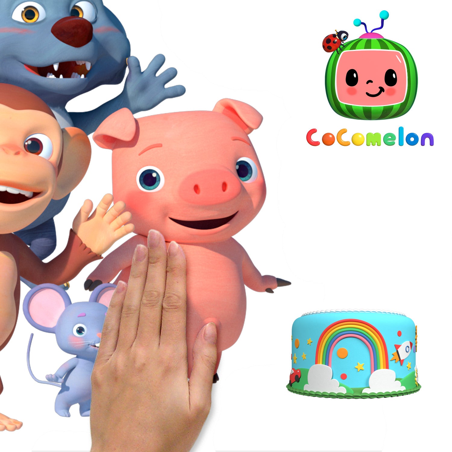 Cocomelon Wall Decals - how to stick