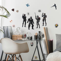 Bad Batch Wall Decals in a room setting