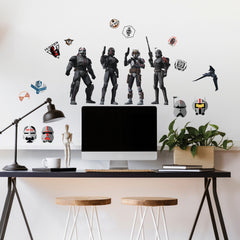 Bad Batch Wall Decals in a room setting