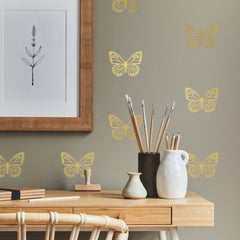 Butterfly Wall Decals in a room setting