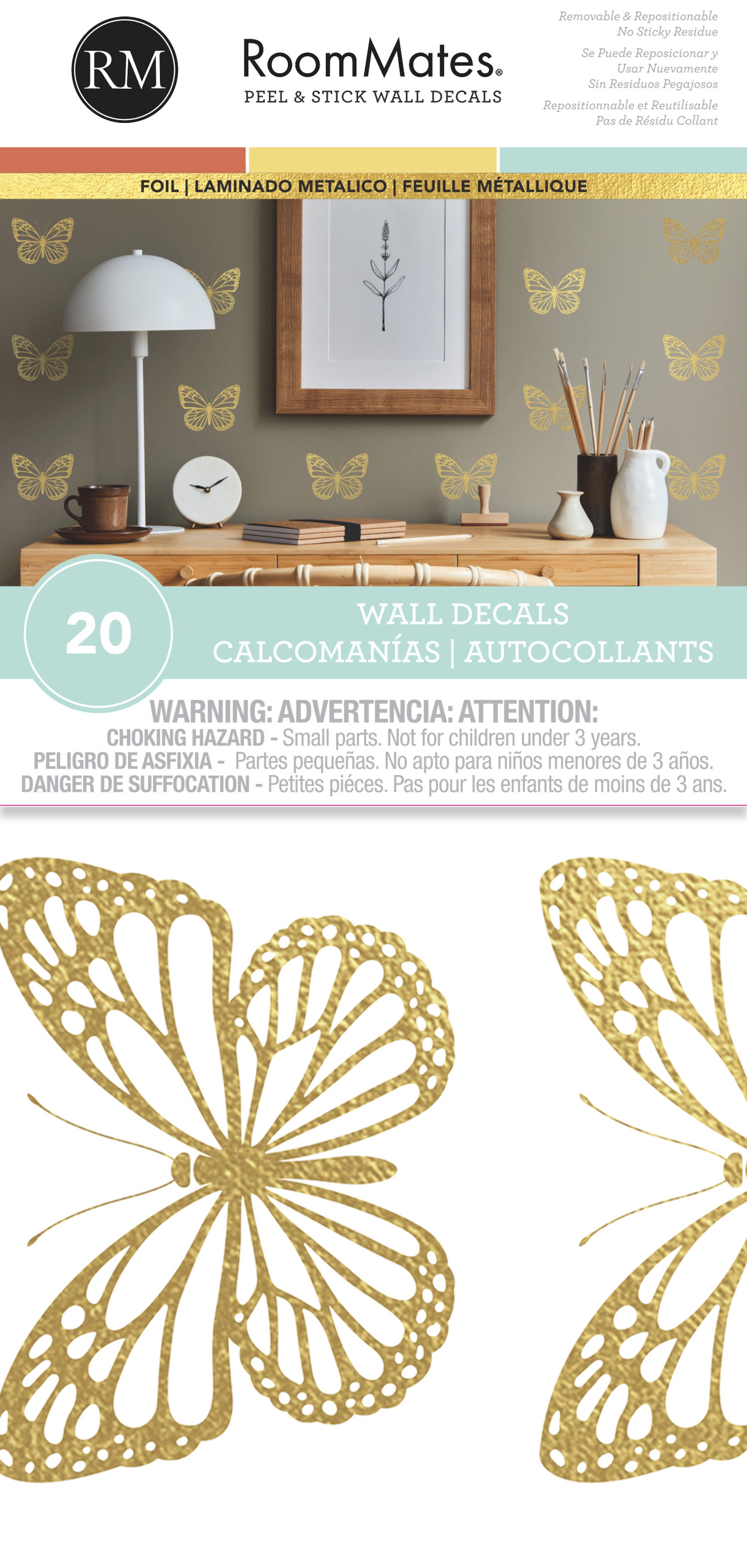 Butterfly Wall Decals - packaging