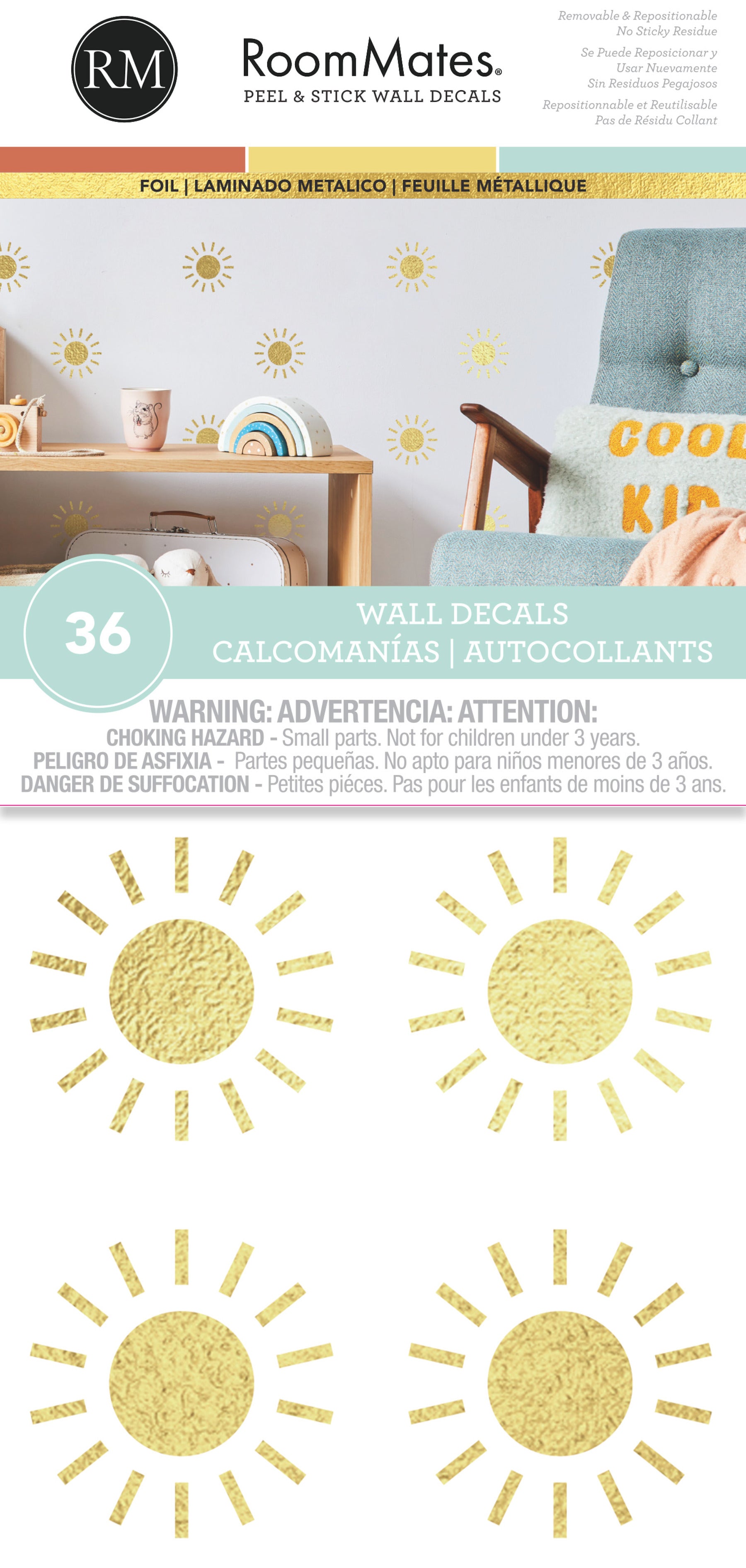 Sun Wall Decals