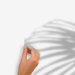 Tropical Shadow Palm Frond Wall Decals - how to peel