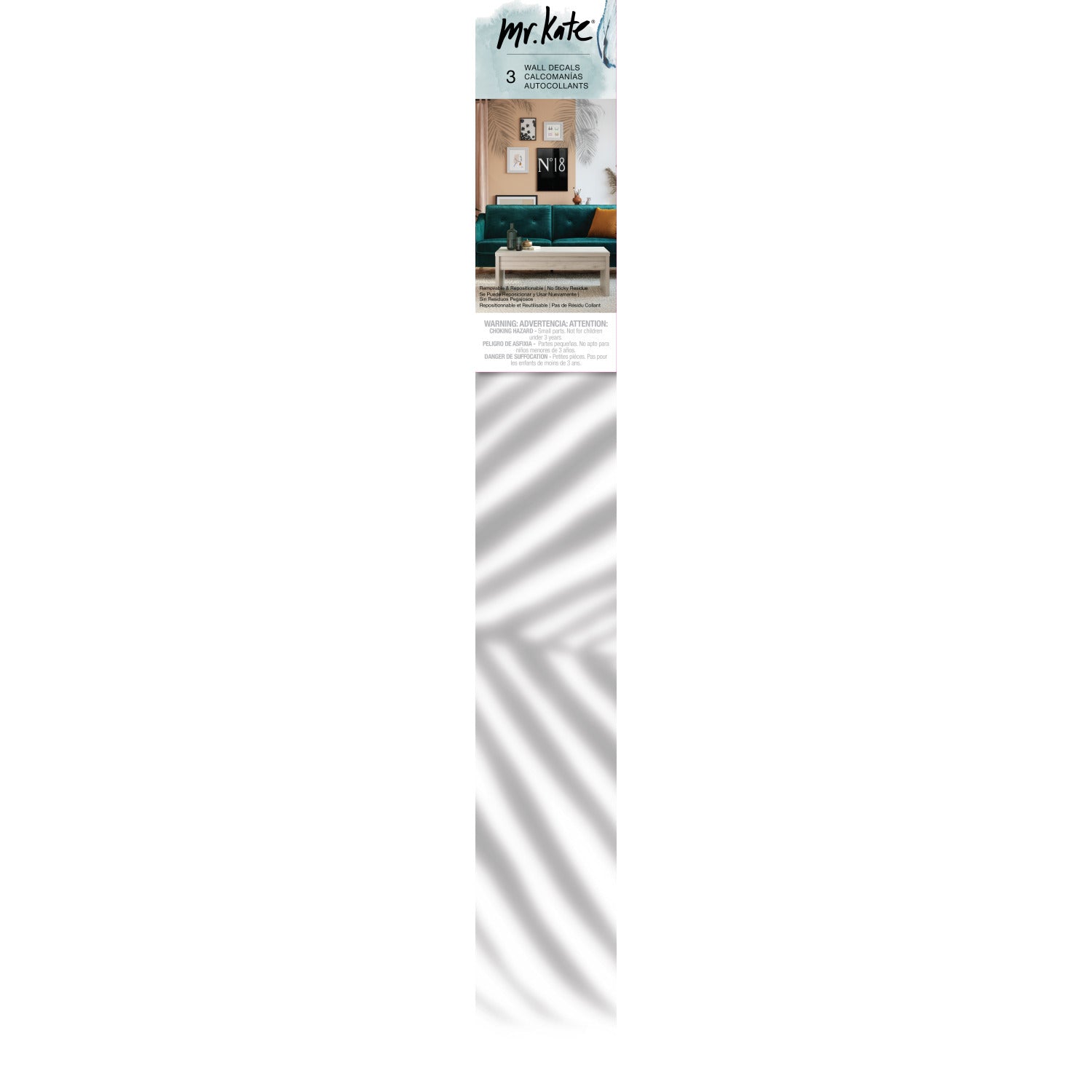 Tropical Shadow Palm Frond Wall Decals - packaging
