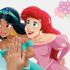Princesses with Alphabet Wall Decals - how to stick