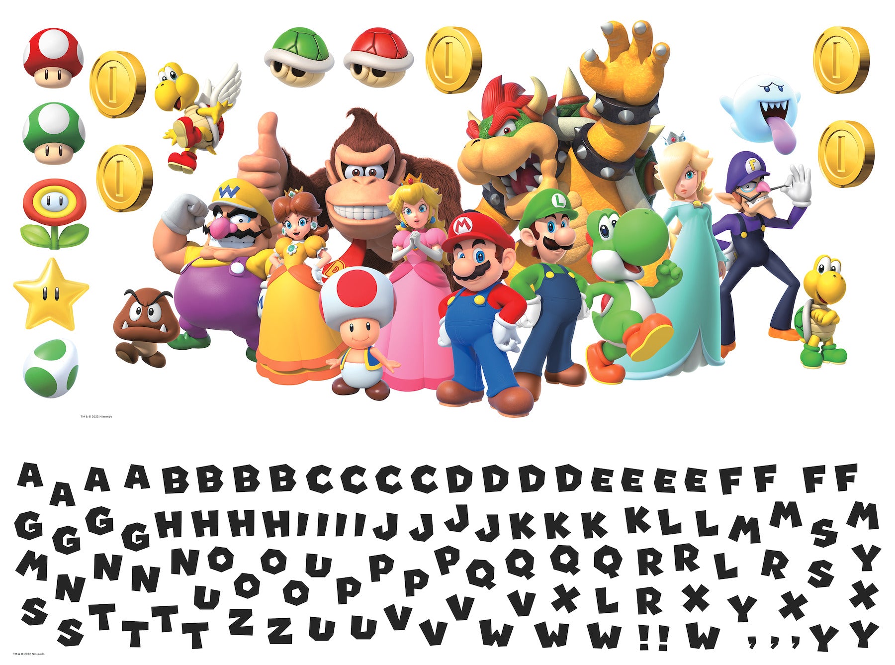 Super Mario Wall Decals