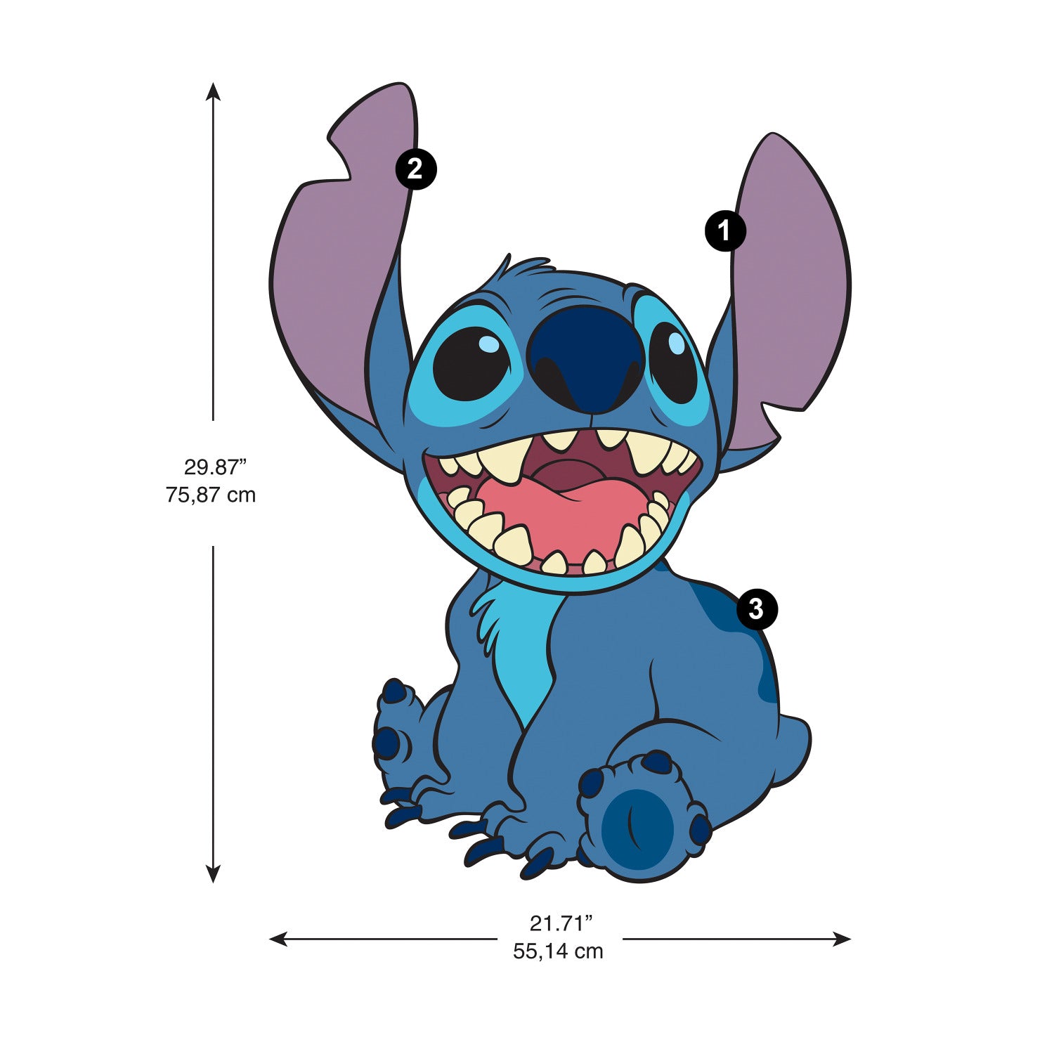 Stitch Giant Wall Decals