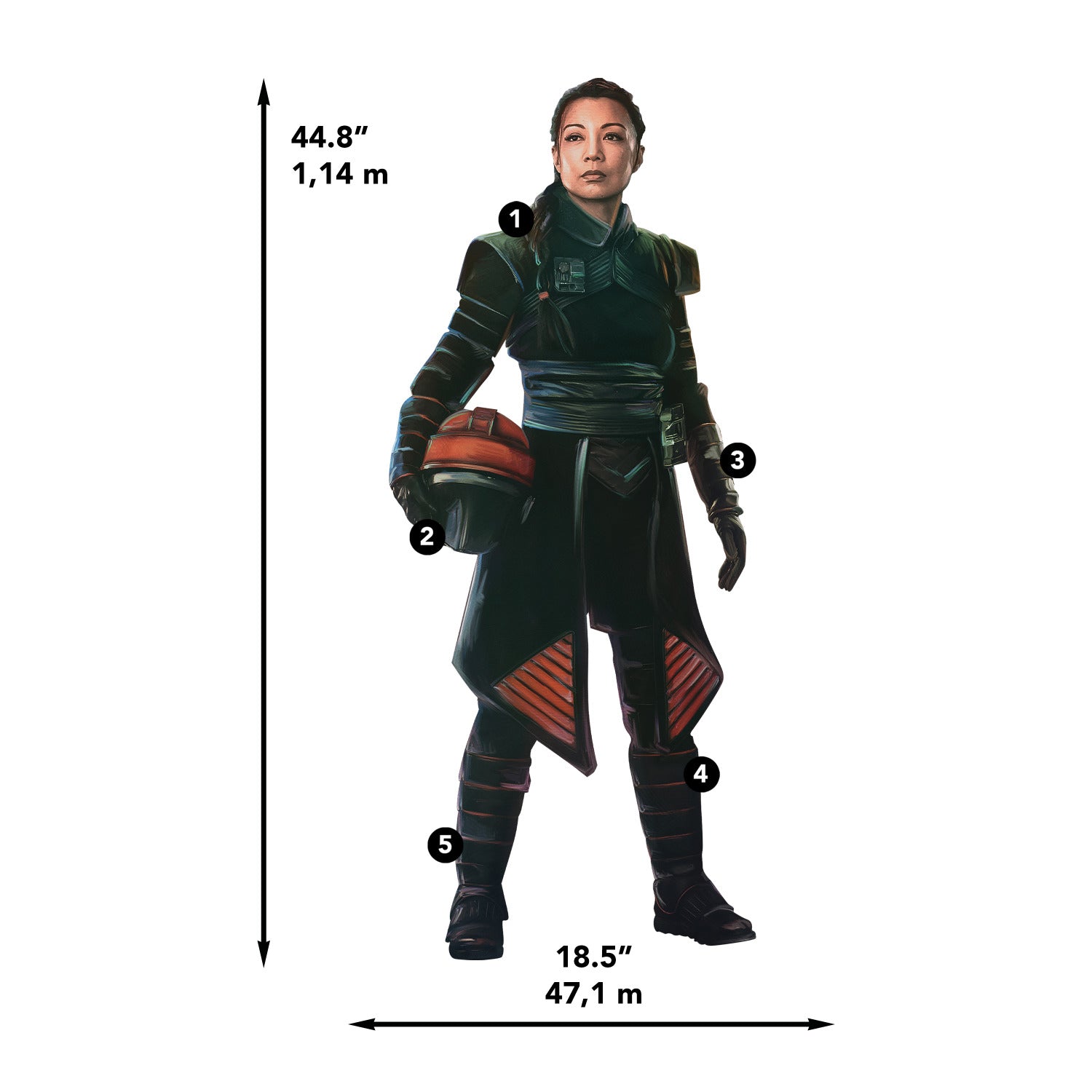 The Book Of Boba Fett Fennec Shand Giant Wall Decals