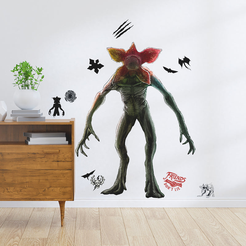 Netflix Stranger Things Demogorgon Wall Decals in a room setting