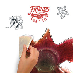 Netflix Stranger Things Demogorgon Wall Decals - peel and stick application
