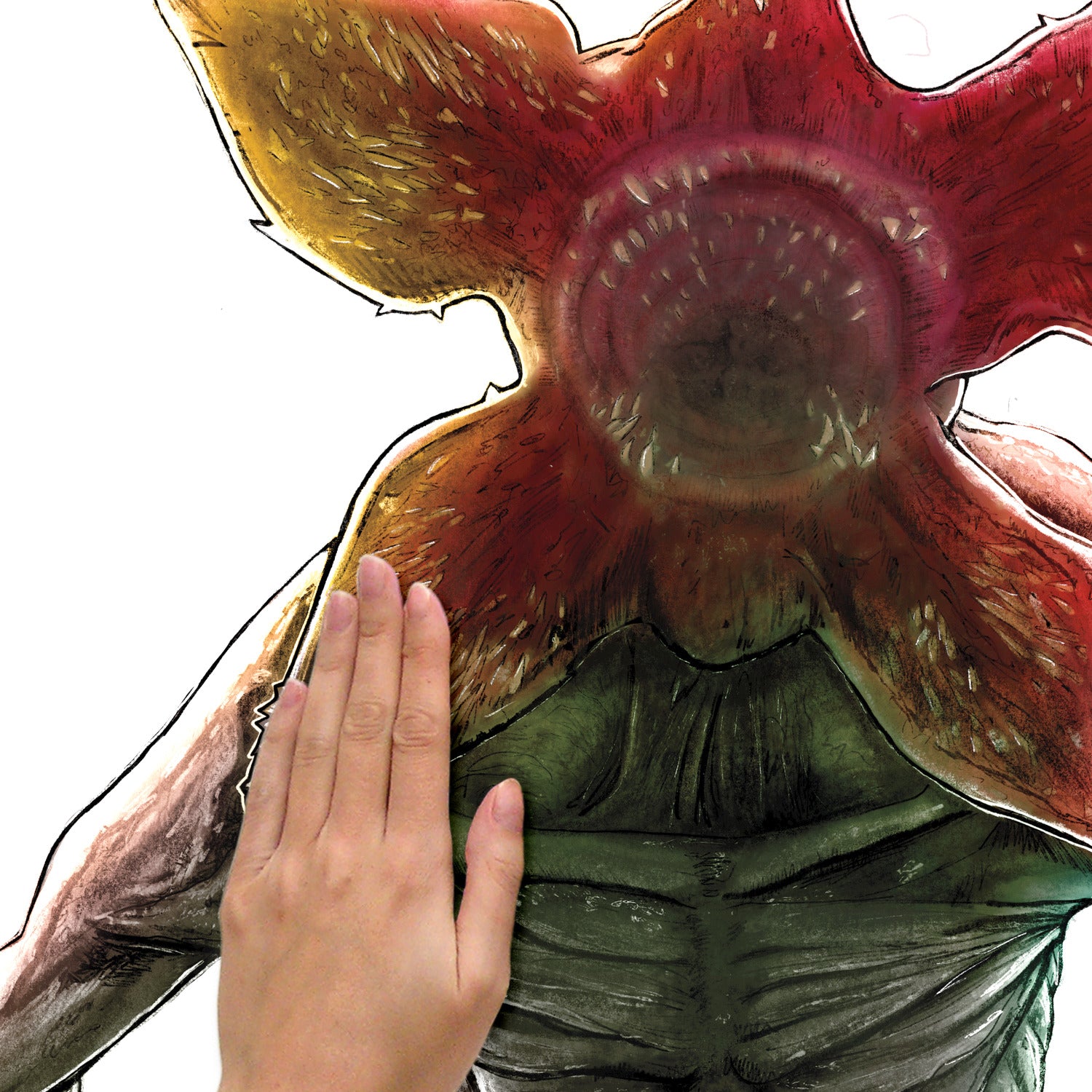 Netflix Stranger Things Demogorgon Wall Decals - how to stick
