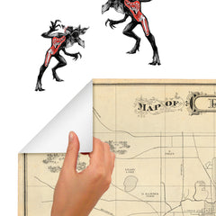Stranger Things Hawkins Map Wall Decals