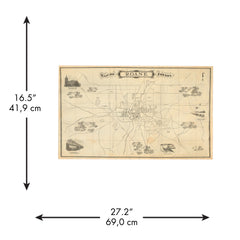 Stranger Things Hawkins Map Wall Decals