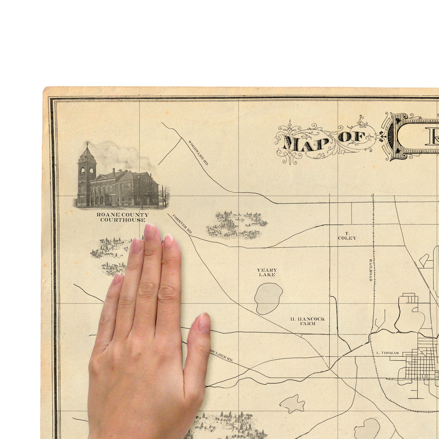 Stranger Things Hawkins Map Wall Decals