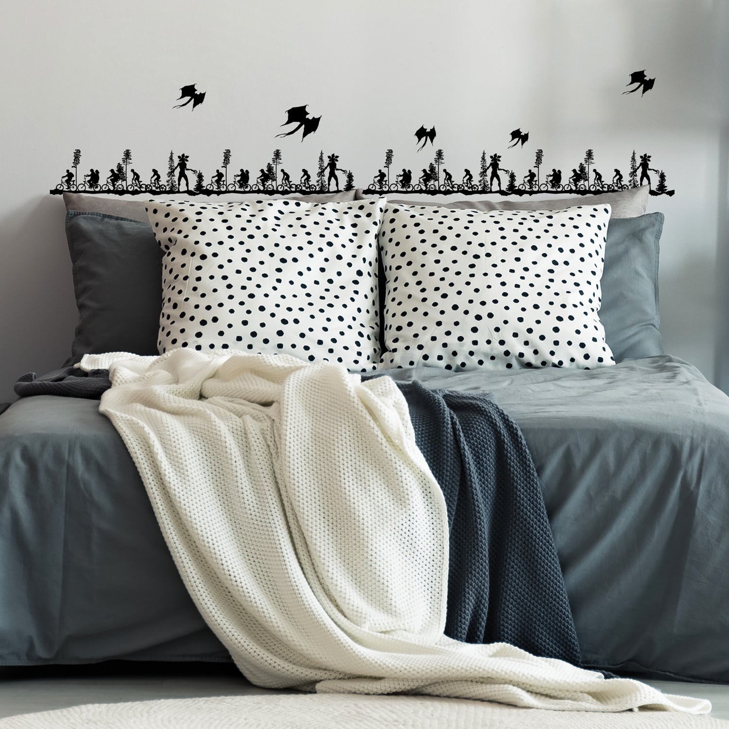 Stranger Things Forest Scene Wall Decals