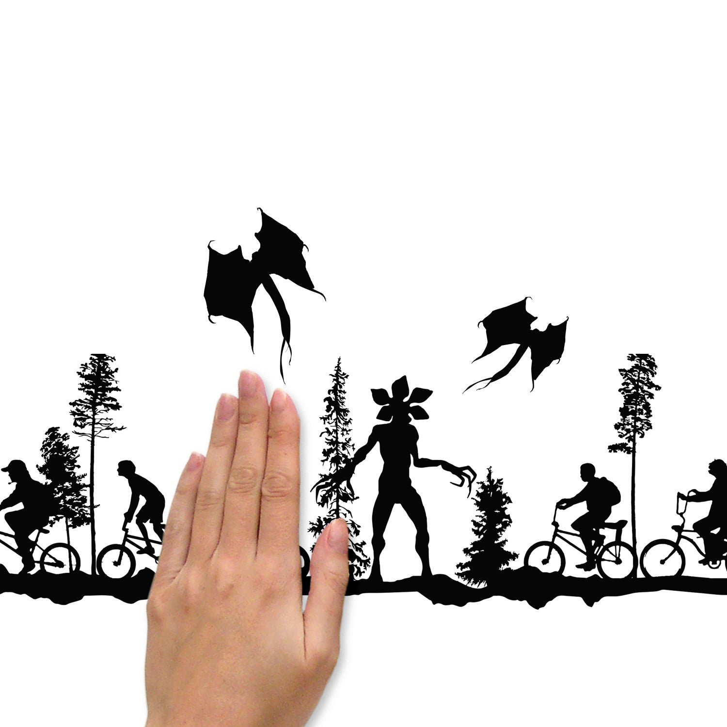 Stranger Things Forest Scene Wall Decals