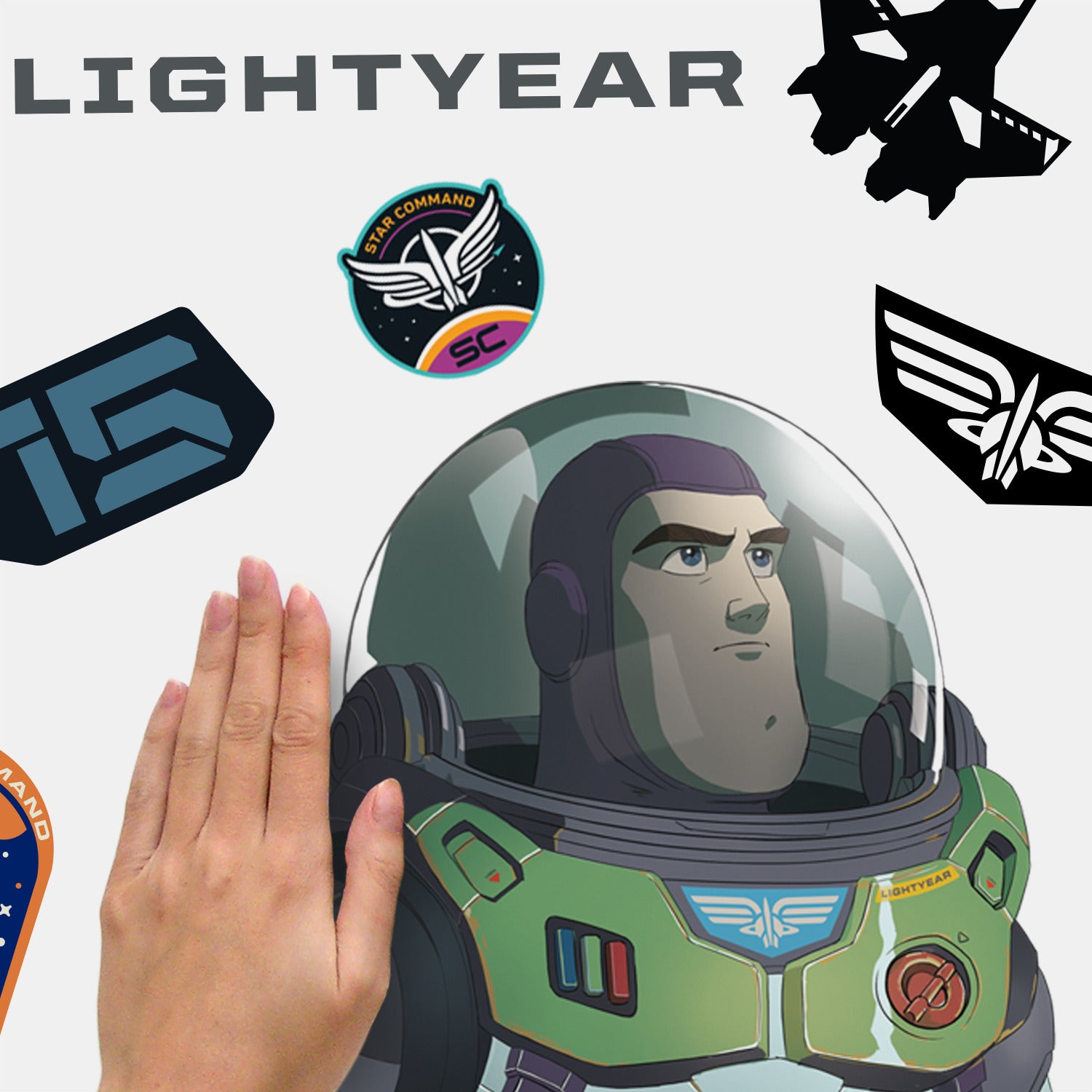 Disney Pixar Lightyear Wall Decals - how to stick
