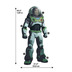 Disney Pixar Lightyear Wall Decals - dimensions