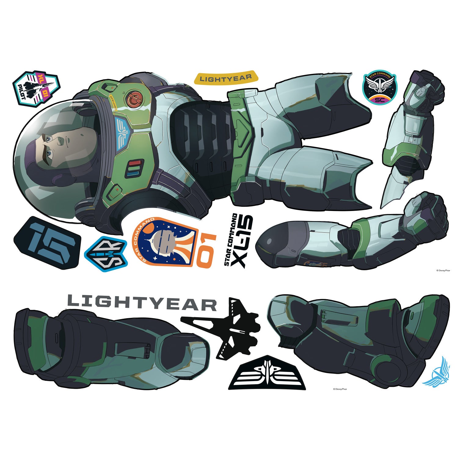 Disney Pixar Lightyear Wall Decals by WallPops