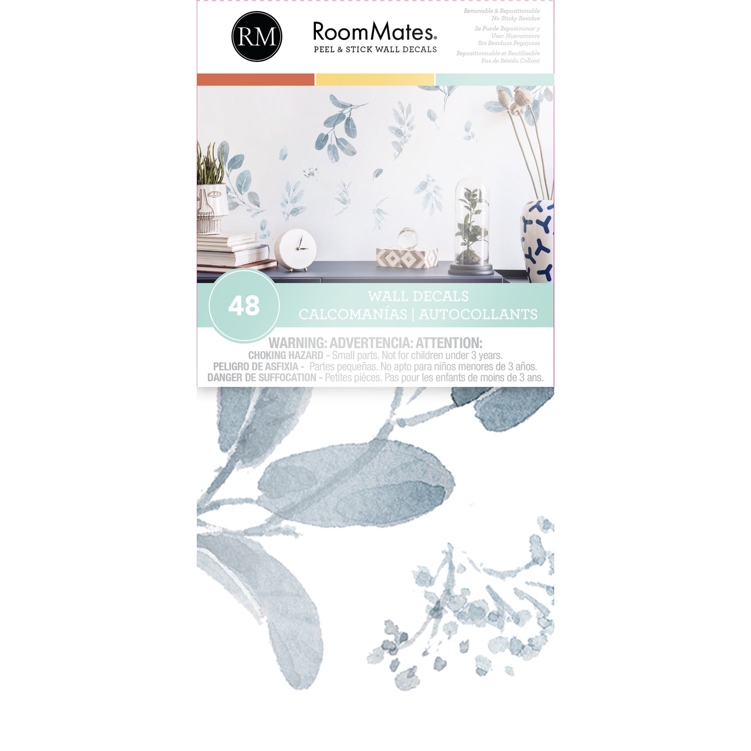 Dancing Leaves Wall Decals - packaging