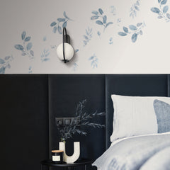 Dancing Leaves Wall Decals in a room setting