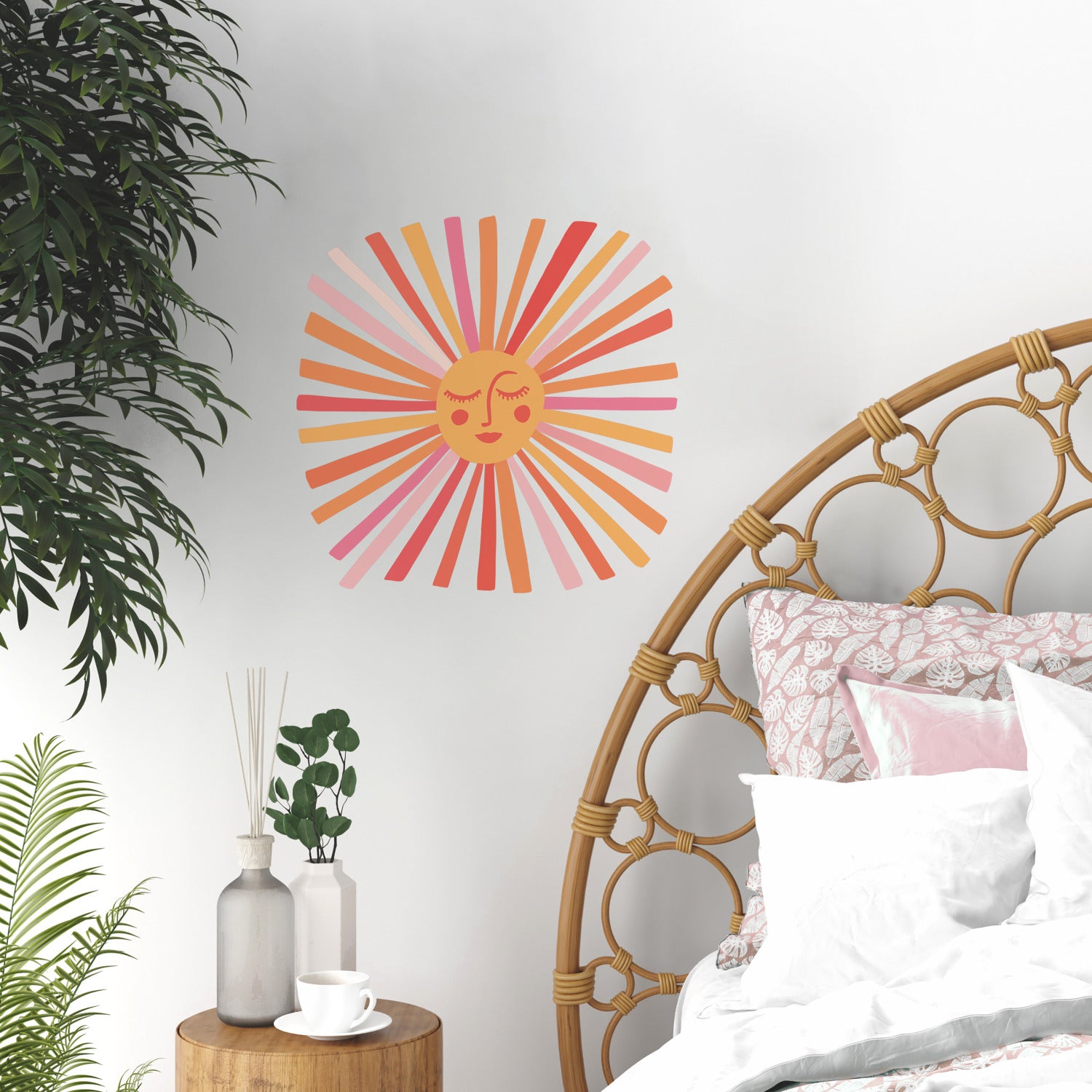 Catcoq Sunshine Wall Decals in a room setting