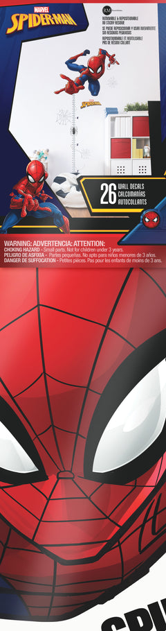 SpiderMan Giant Wall Decals - packaging