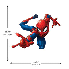 SpiderMan Giant Wall Decals - dimensions