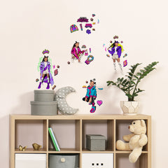 That Girl Lay Lay Wall Decals in a room setting