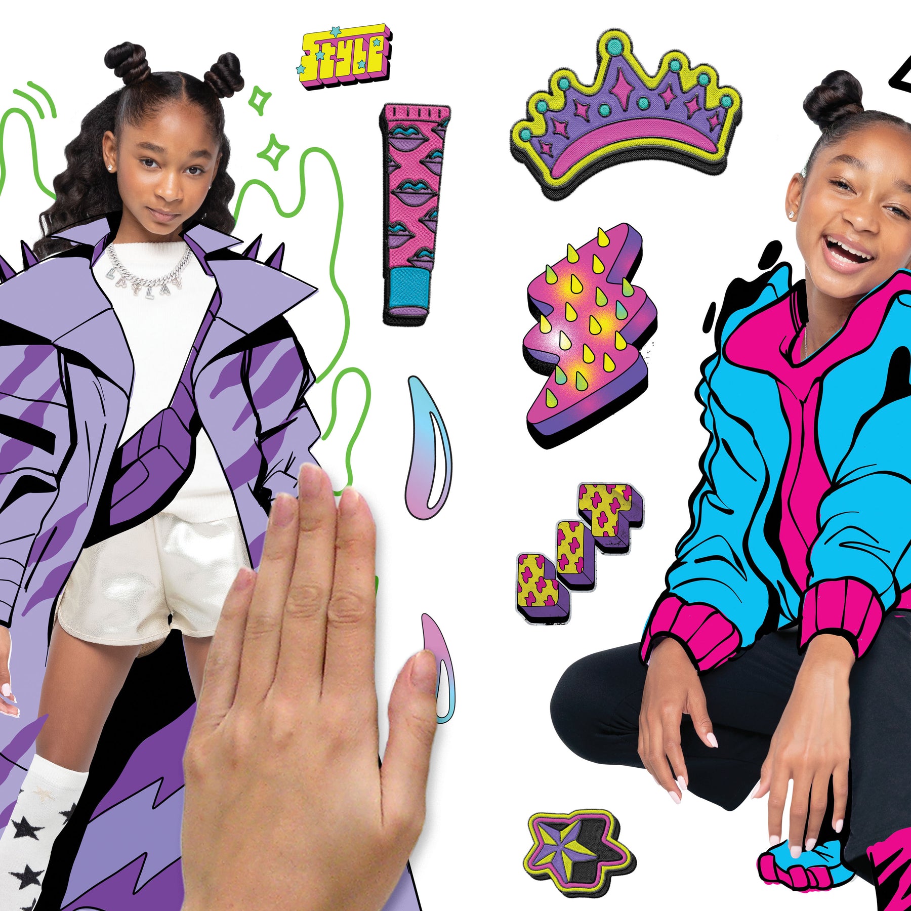 That Girl Lay Lay Wall Decals - how to stick