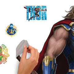 Thor: Love & Thunder Giant Wall Decals - how to peel